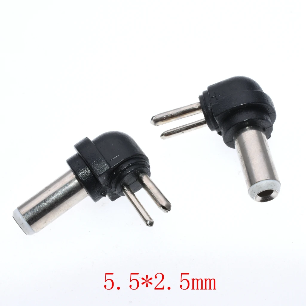 Adaptador de punta de CC Universal para ordenador portátil, Conector de CC de 90 grados, 2 pines a 4.01.7Mm/3.51.35Mm, 8 unids/set - imagen 3