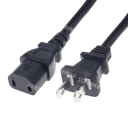 Cable Alimentación IEC C17 a Clavija Polarizada PS4 Pro y Xbox One