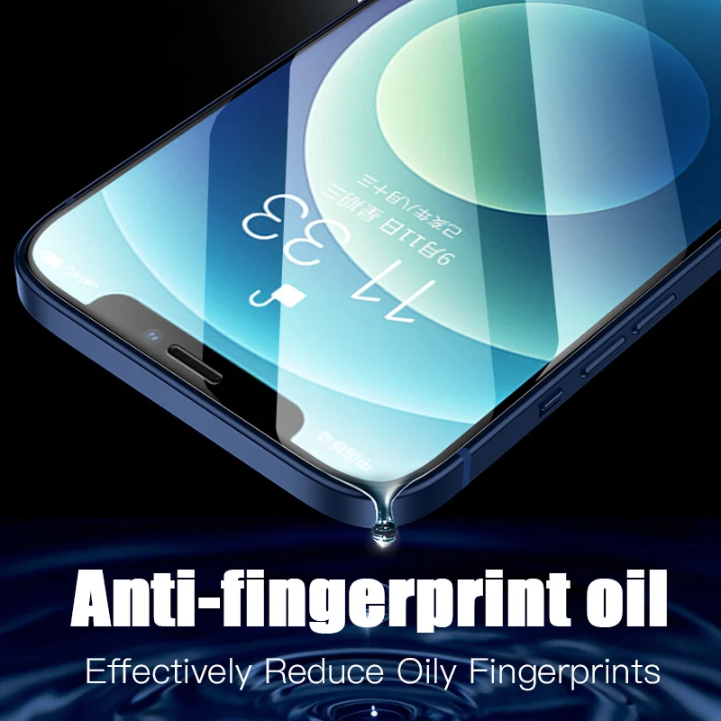 3 piezas de vidrio templado HD para iPhone 14 15 16 Pro Max Plus 16E Protector de pantalla para iPhone 13 12 11 Pro Max 12Mini vidrio protector - imagen 4