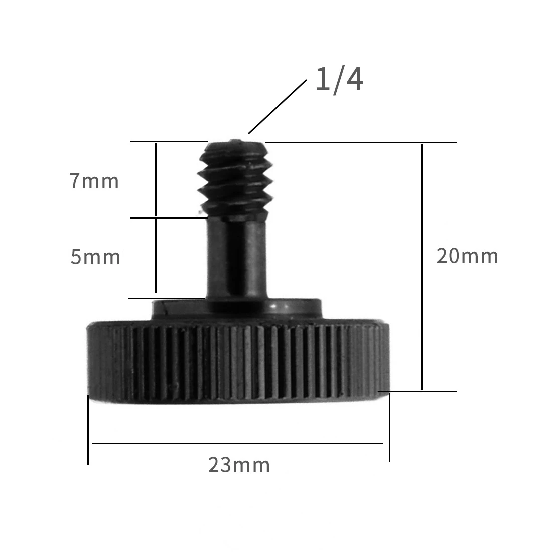 Adaptador de tornillo macho a hembra de 1/4 ", trípode, zapata, accesorio de estudio para cámara, trípode tipo L, soporte de Flash - imagen 3