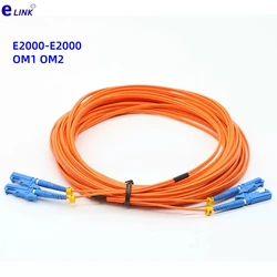 Cable Fibra Óptica Multimodo E2000 Dúplex OM1 OM2