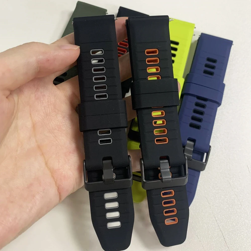 Correa de silicona de 22mm y 20mm para Garmin Forerunner 265 165 570 645, banda suave para Garmin Venu sq 2 3 4 Vivoactive 6, pulsera deportiva - imagen 4