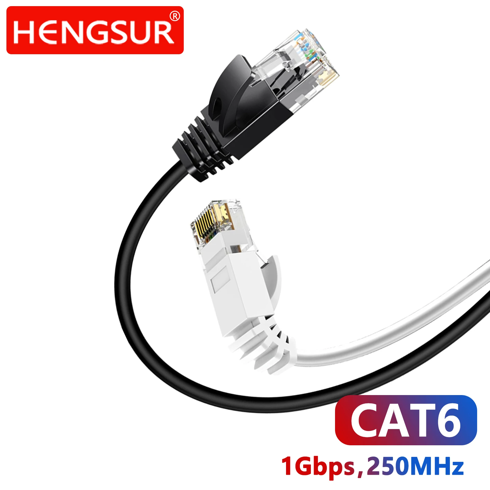 Cable Ethernet RJ45 de alta velocidad de 10m, 20m, 50m, Cable de conexión, Cable de red, Cable Lan de Categoría 6 para juegos rápidos CAT 6 para portátiles PS5