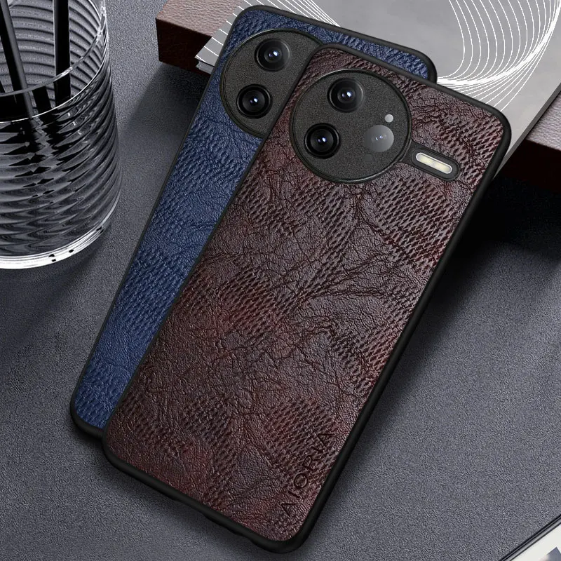 Funda de cuero para teléfono móvil Poco F7 Pro Ultra Wind Cortex Pattern