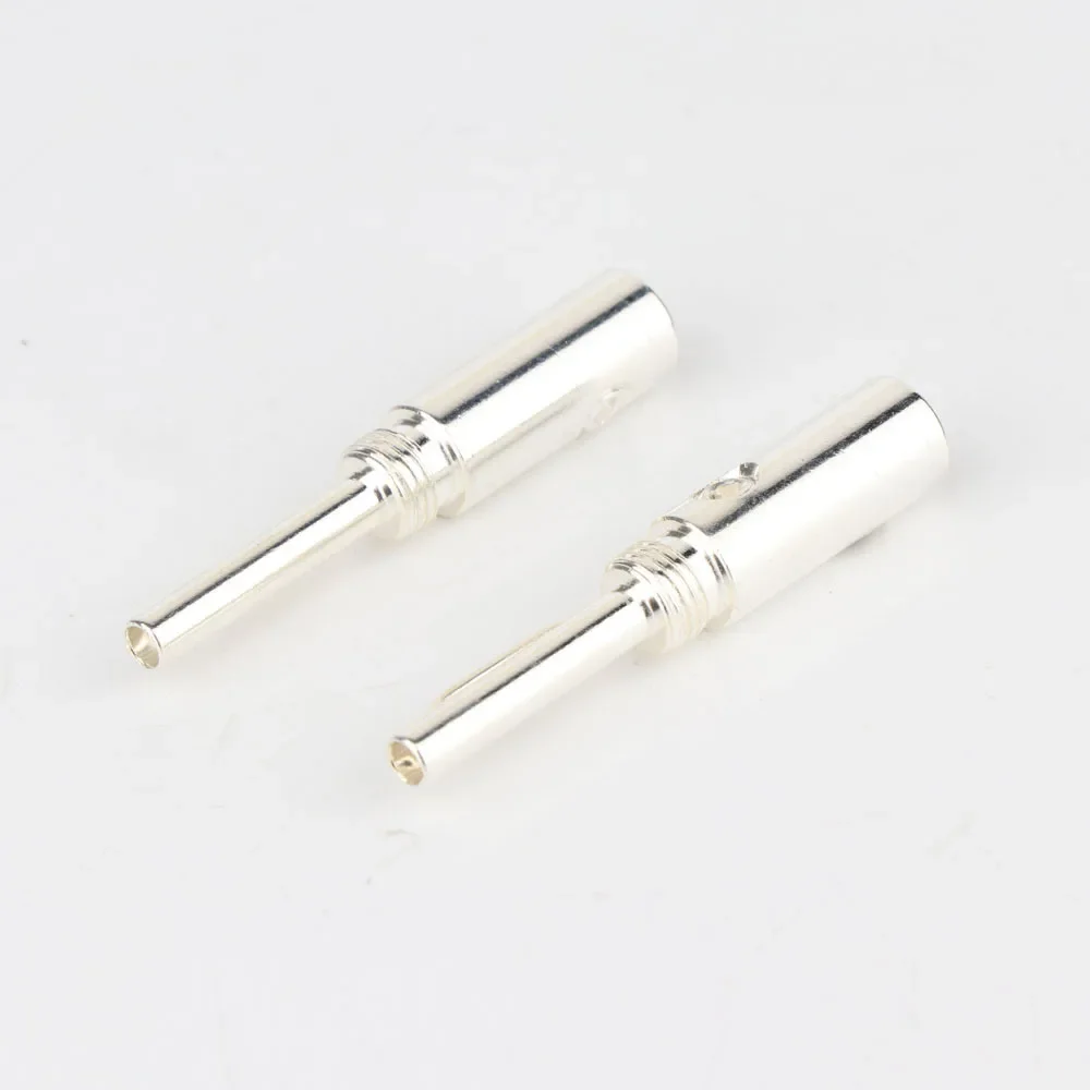 Ranura para tarjeta chapada en oro chapada en plata, conector de Cable de altavoz con cabeza de plátano, enchufe de cableado de Cable auxiliar de Audio - imagen 4