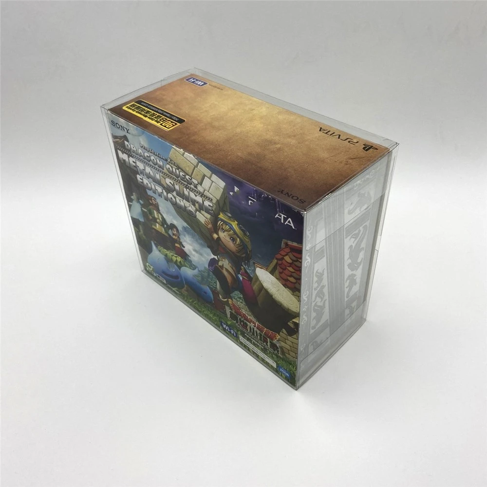 Protector de caja transparente para Sony PS VITA/PSV2000/DRAGON QUEST, cajas de recogida, carcasa de juego para mascotas, estuche de exposición transparente - imagen 2