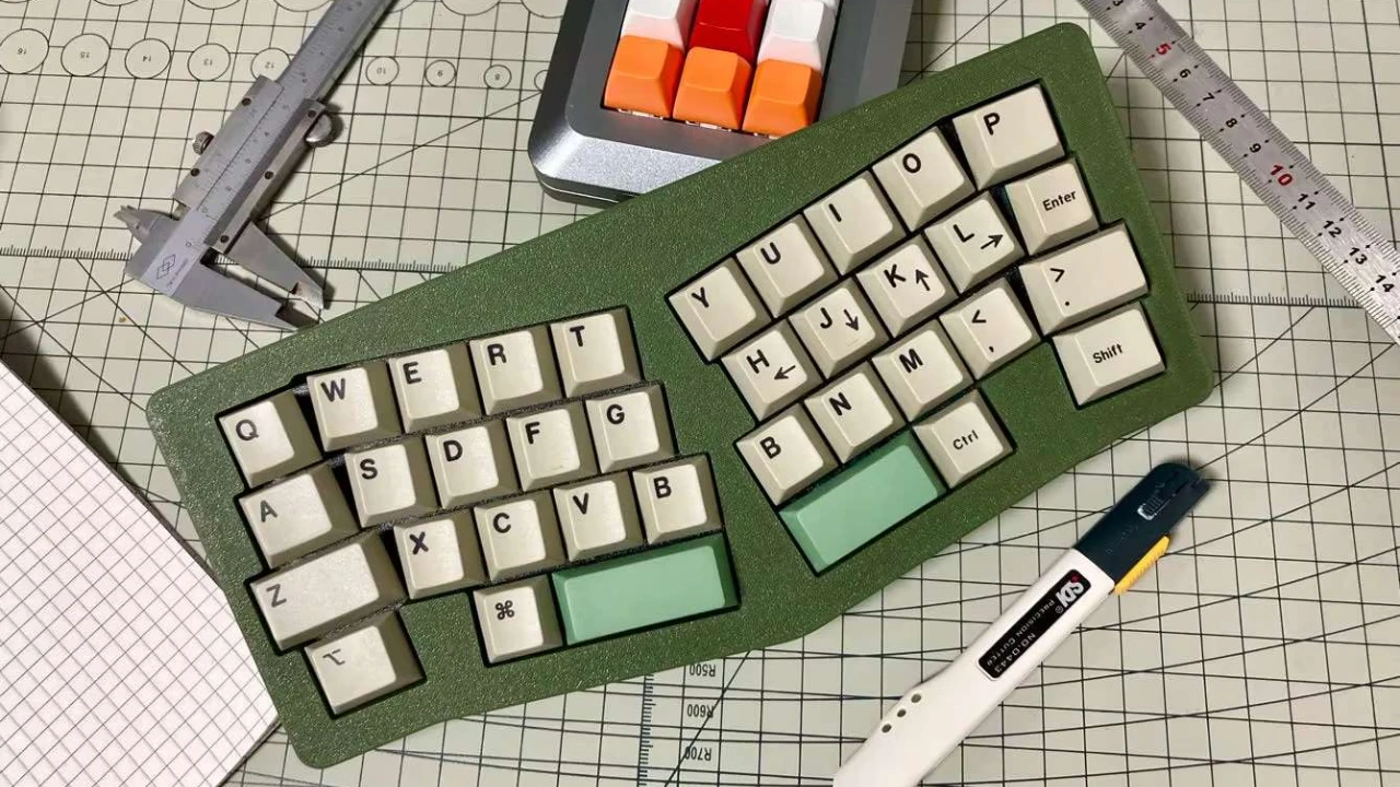 GEEKARK9009 Juego de teclas personalizadas 40S/PLANCK/QAZ teclas de perfil de cereza chino/ruso/japonés/coreano/griego/hebreo teclas de oficina