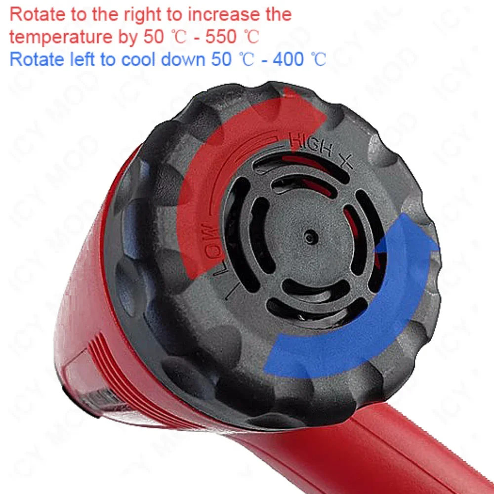 FREEZEMOD-Herramienta de calentamiento de tubos duros, secador de pelo caliente PETG/acrílico, máquina especial de calentamiento de flexión para PC, refrigeración líquida, 1800W - imagen 3