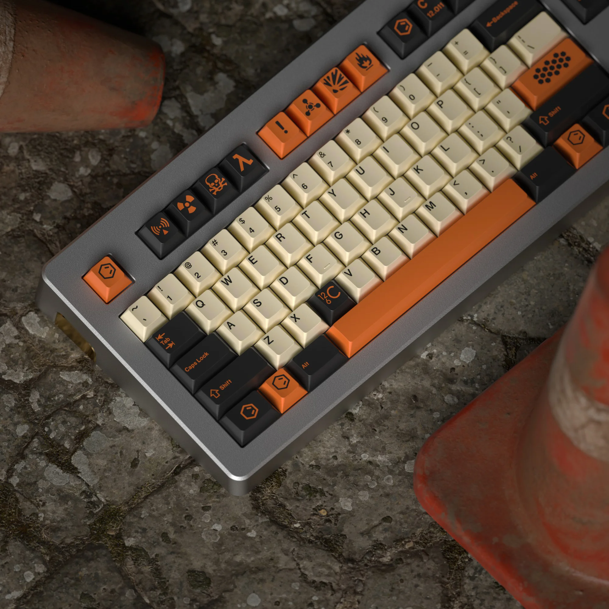 GMK-Juego de teclas de carbono para teclado mecánico, tapas de tecla de sublimación de tinte PBT, perfil de cereza, 64, 68, 75, 84, 980, 87, Filco104, 1 Juego - imagen 5