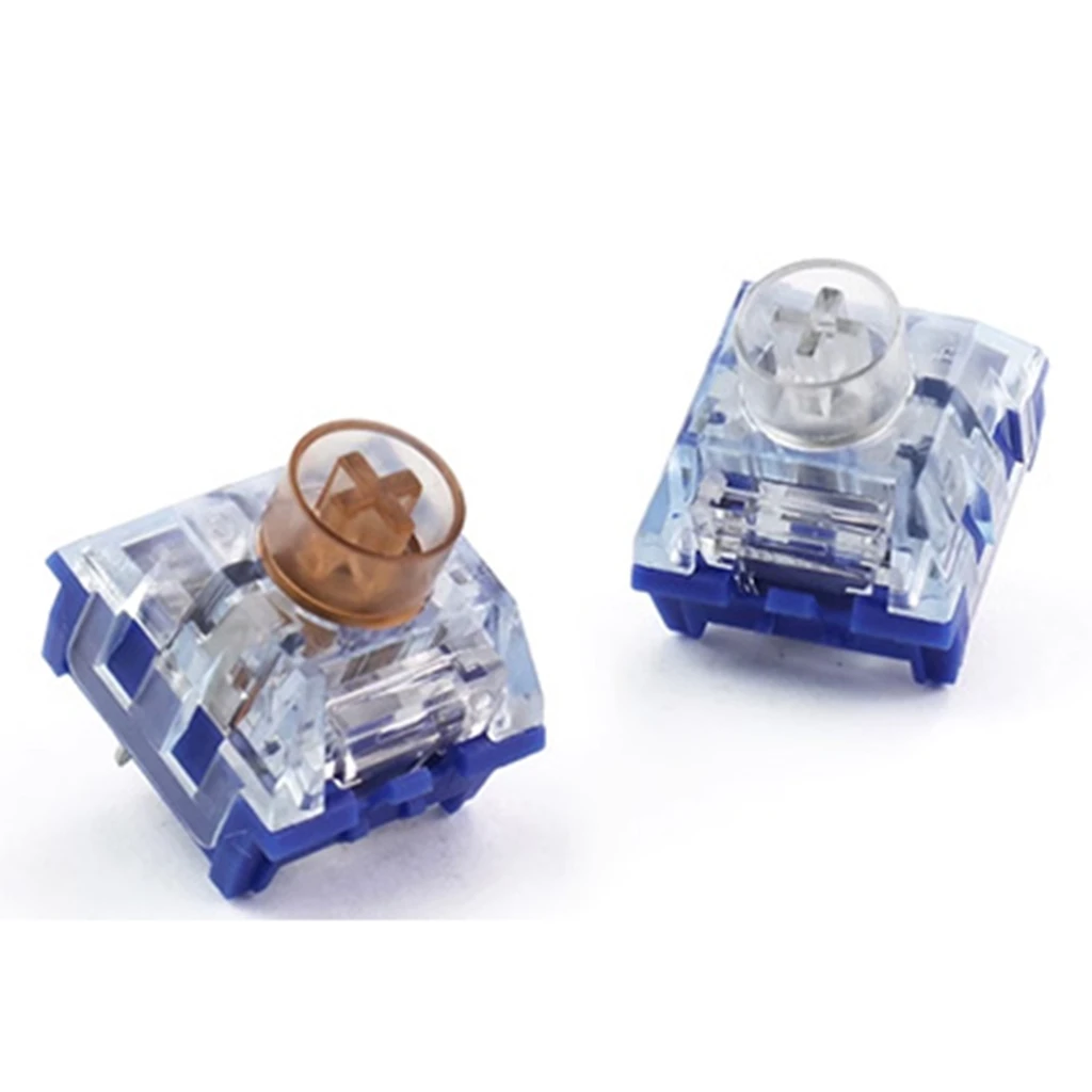 Kailh-interruptores silenciosos de aguas profundas, teclado táctil lineal, interruptor silencioso Pro 60g Lonely Island 45g RGB, interruptor de teclado mecánico de 5 pines