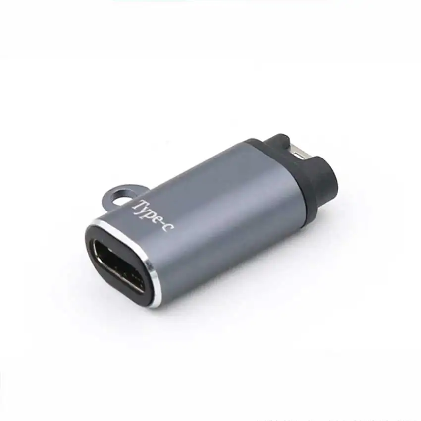 1/3 Uds Micro tipo C IOS USB a conector de 4 pines adaptador de carga enchufe para Garmin Fenix 7 6 5 7X 6X 5X Venu 2 Plus convertidor de reloj - imagen 2