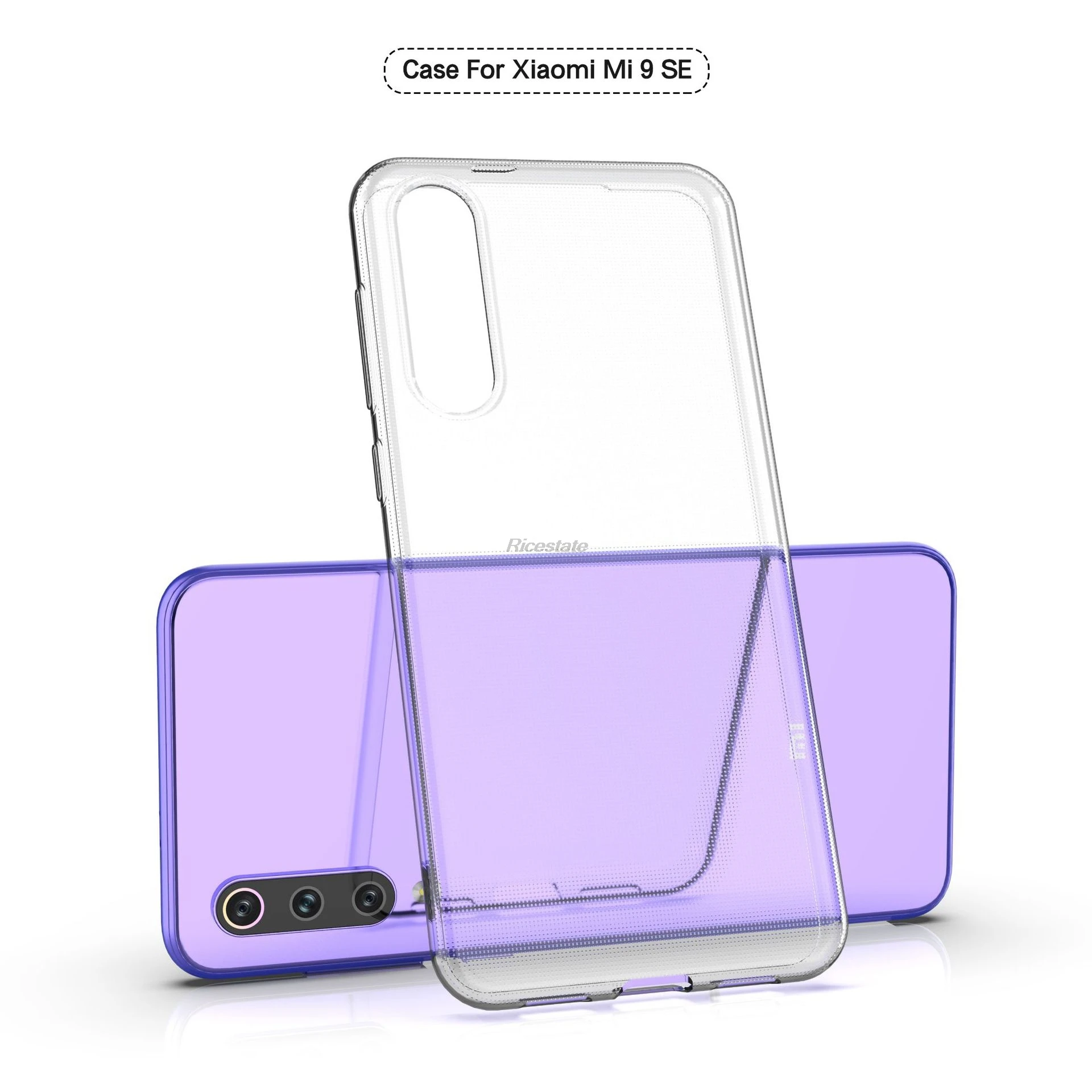 Funda transparente para Xiaomi Mi 9 SE, carcasa protectora de TPU a prueba de golpes - imagen 5