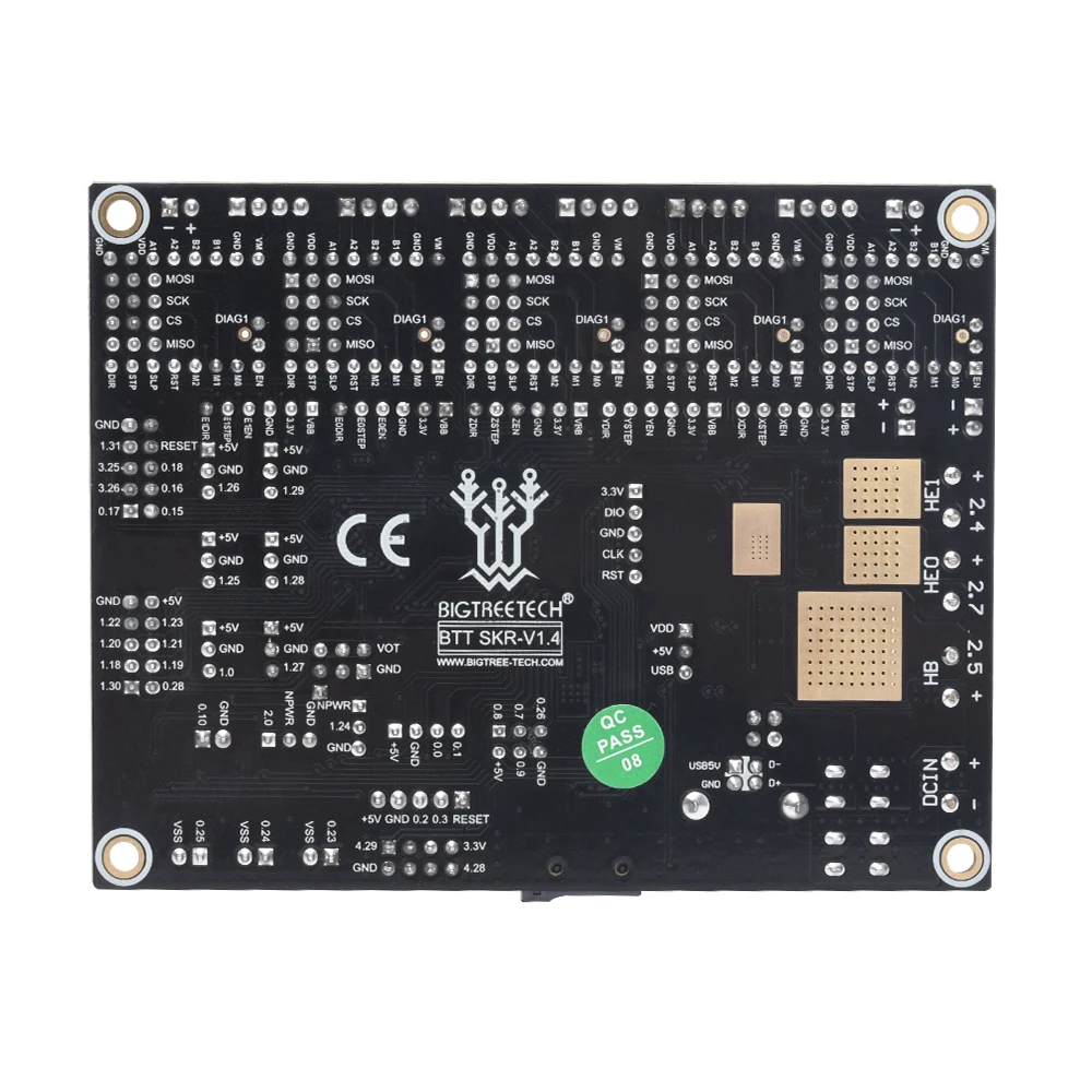 BIGTREETECH SKR V1.4 Turbo SKR V1.4 placa base de 32 bits compatible con UART SPI ESP-01S TMC2209 actualización para impresora 3D LCD12864 Ender3 - imagen 4