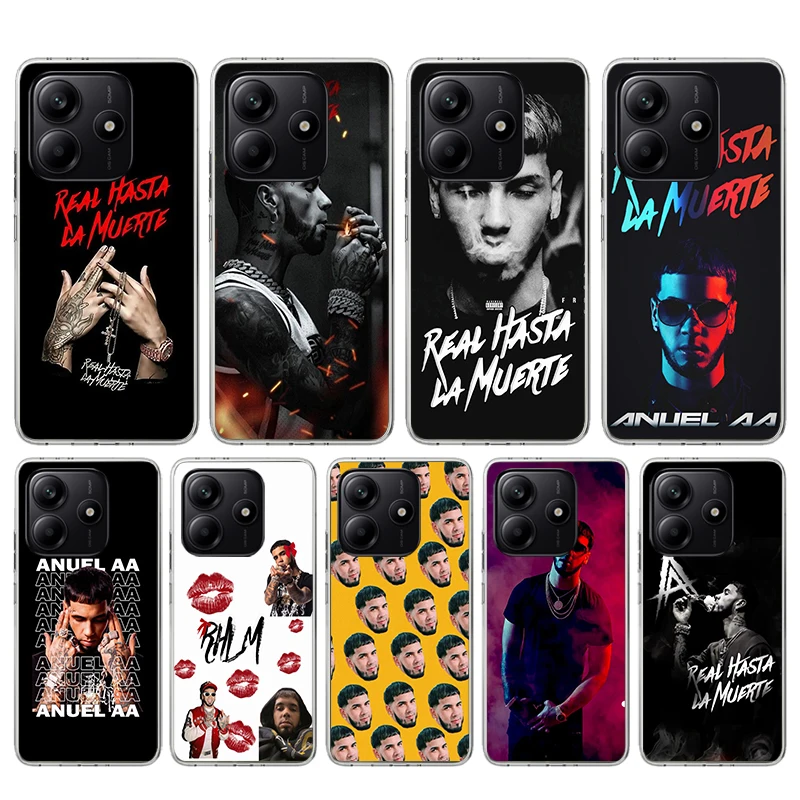 Anuel AA Real H-Hasta La M-Muerte funda de teléfono de silicona para Xiaomi Redmi Note 14 14S 13 12S 11 Pro Plus 11S 10 10S 11T 11E 4G 5G