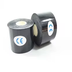 Cinta de kinesiología elástica de algodón para correr protección muscular de rodilla 2,5 cm x 5 m