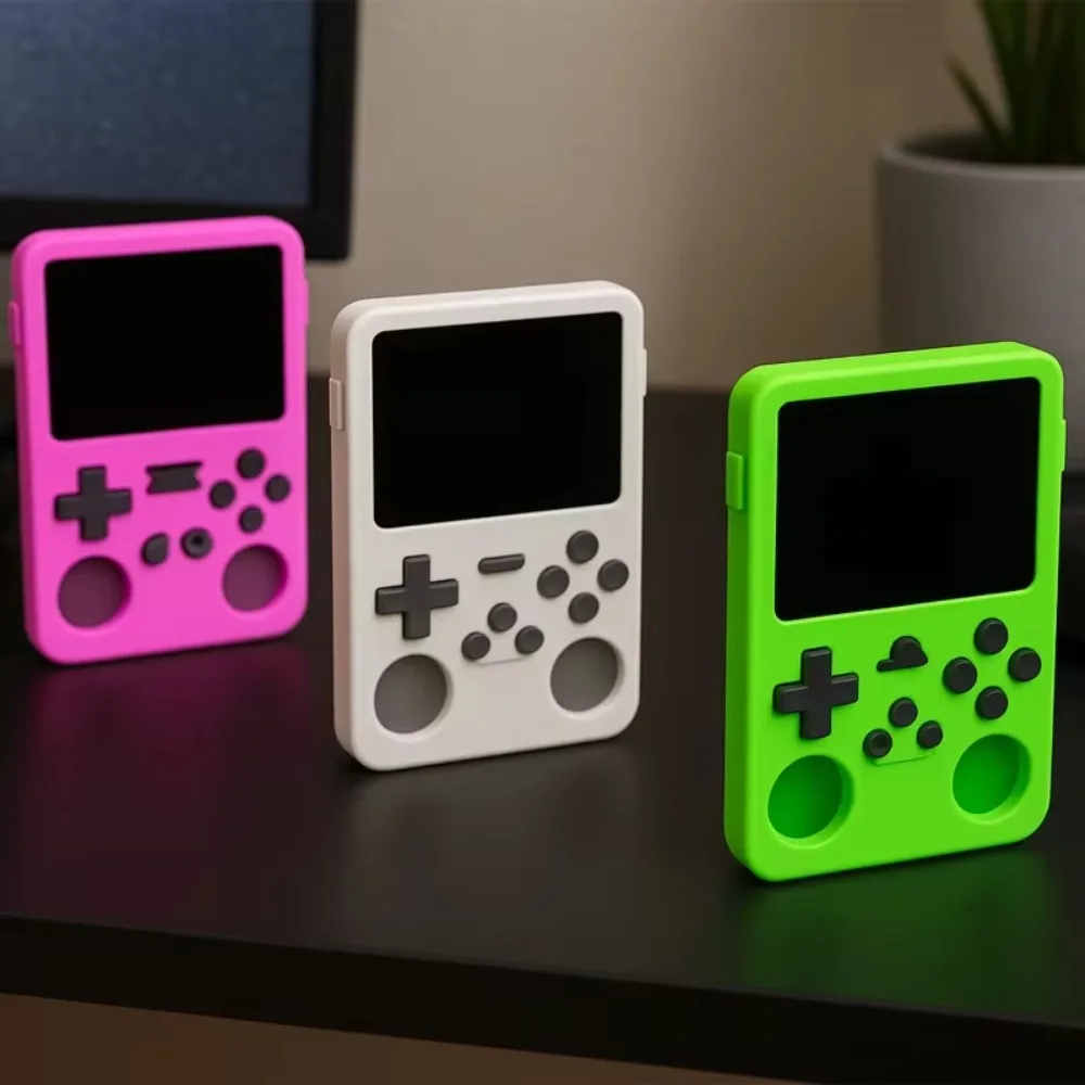 Funda + vidrio para R36S, funda protectora de silicona suave con cordón y protectores de pantalla de vidrio templado, película antiarañazos a prueba de golpes - imagen 5