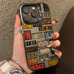 Funda Xiaomi Redmi Note 14/13/12/11/10 Pro – Matrícula vintage
