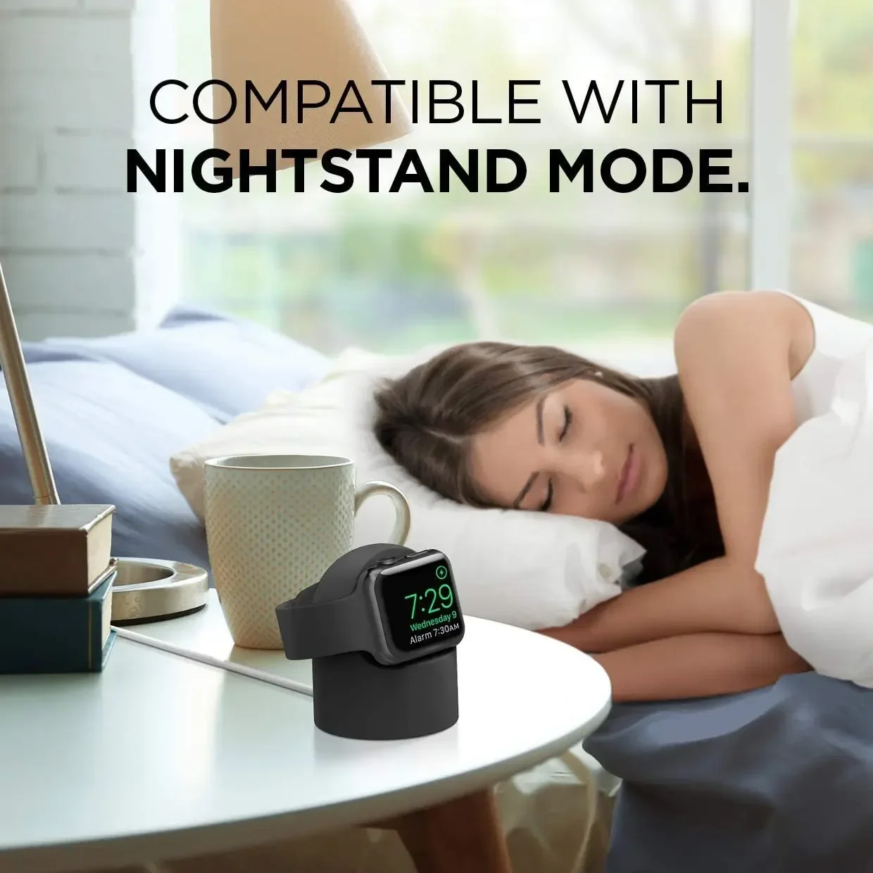 Soporte de cargador para Apple Watch Ultra 3 2/S11 10 9 8 7 6 5 SE3, estación de carga, soporte de silicona, soporte de Cable de carga Iwatch - imagen 4