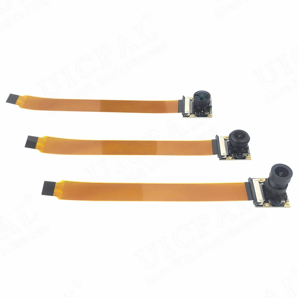 Módulo de cámara OV5647 para Raspberry Pi 5, 4B, 4, 3B, 3 ZERO, 3,6 MM, 130, 160 grados, lente gran angular ajustable, HD, 5MP, 22 pines - imagen 3