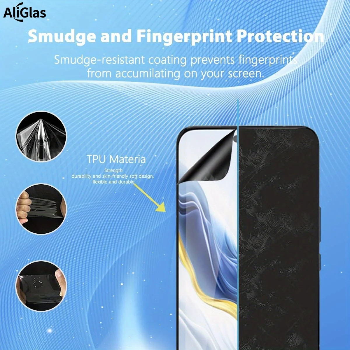 2 protectores de pantalla de hidrogel suave de privacidad/alta definición para Redmi Note 15 4G 5G películas antiespía para Redmi Note 15 Pro Plus - imagen 5