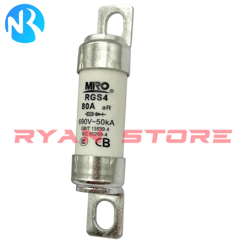 1 Uds 100% nuevo fusible RGS4 10A 16A 20A 25A 32A 35A 40A 50A 55A 63A 75A 80A 100A 110A aR 660GH 690V - imagen 4