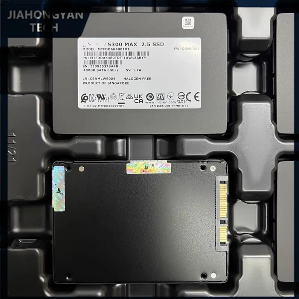 Original para MICRON 5300MAX 240G 480G 960G 1,92 T 3,84 T SATA 2,5 pulgadas servidor SSD unidad de estado sólido empresarial - imagen 5