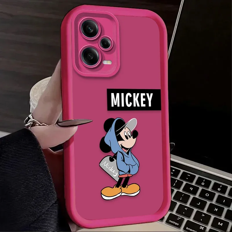 Funda de teléfono para Xiaomi Redmi Note 13 14 12 11 Pro Plus 5G 12S 11S 10S 10 9 Redmi 14C 13C 12C 12 4G A3 A3X Disney Mickey Mouse - imagen 4