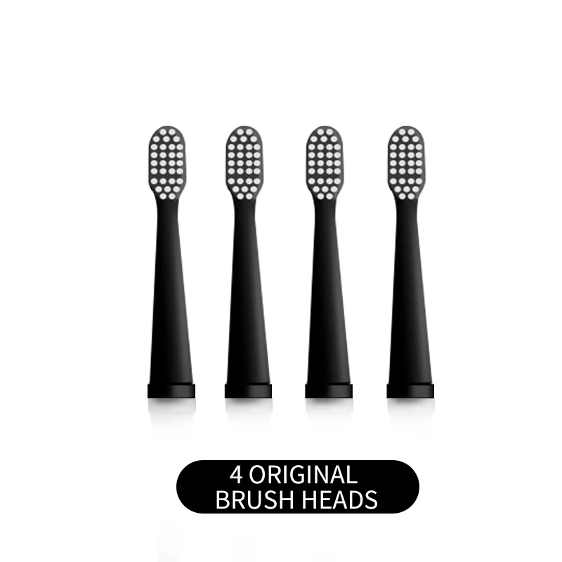 Black 4 Brush Heads