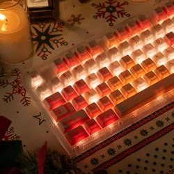 Hifox Domikey Candle Teclas Cherry ABS Doubleshot Transparente Rainy75
