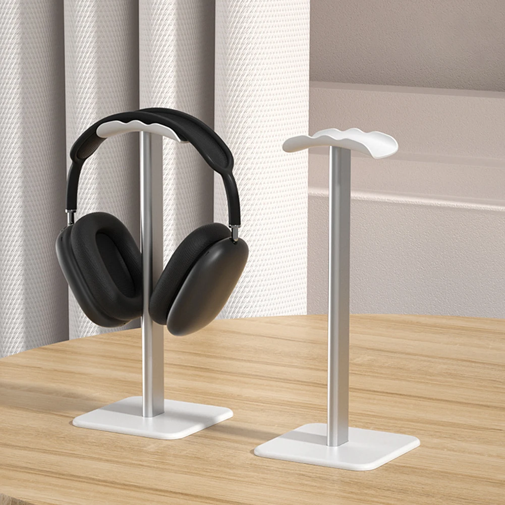 Soporte Universal de aluminio para auriculares, estante antideslizante para auriculares sobre la oreja, PC - imagen 2