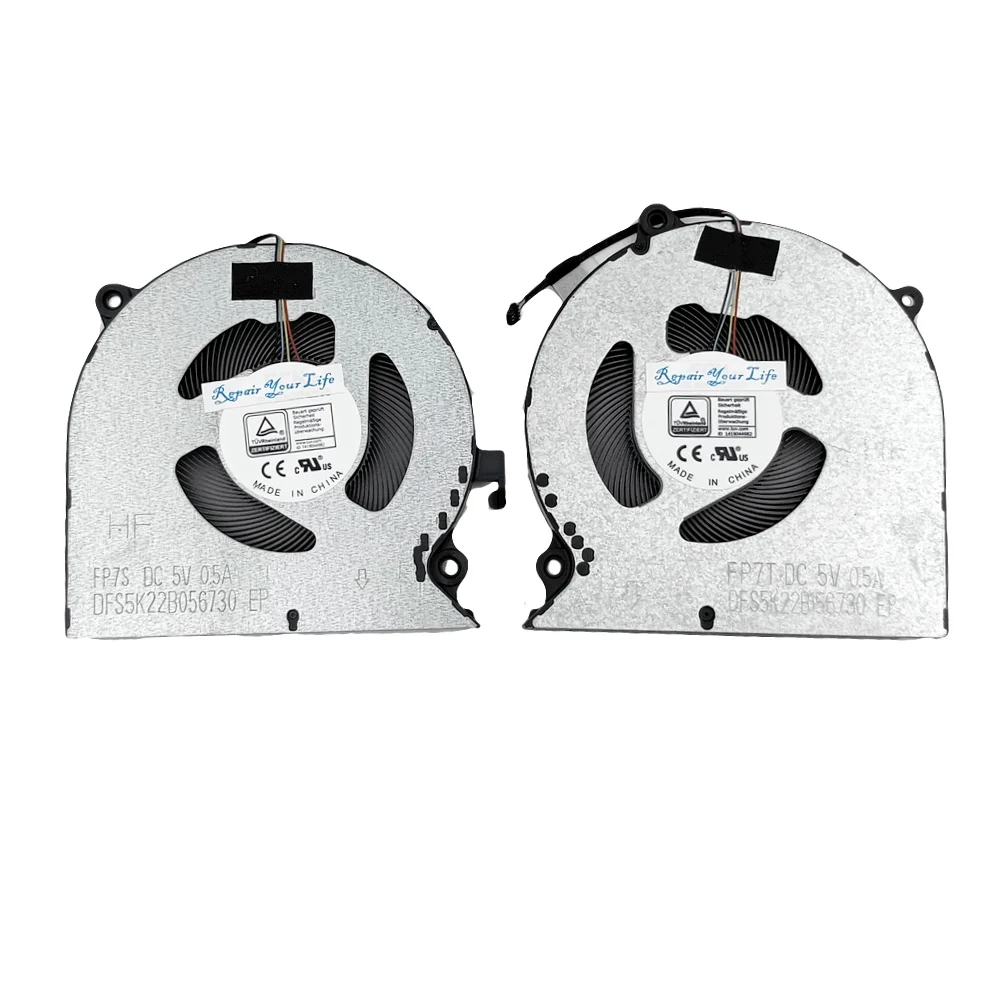 Ventiladores de refrigeración de CPU GPU para Huawei MateBook, 16 CREM-WFG9, CREM-WFD9, Enfriador de ordenador portátil, radiador FP7S, NS85C58-20D09, NS85C57-20D08