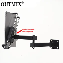 Soporte Pared iPad Tablet Ajustable Antirrobo con Cierre
