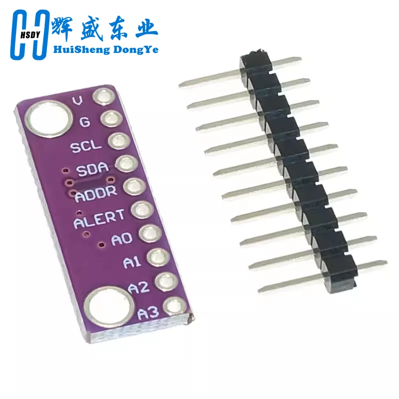 Módulo ADS1115 I2C de 16 bits, placa de desarrollo ADC de precisión de 4 canales, amplificador de ganancia profesional de 2,0 V a 5,5 V para Arduino - imagen 5