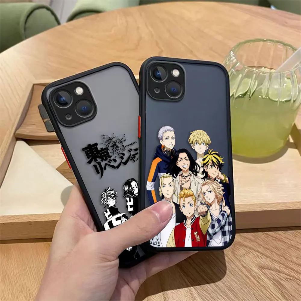 Funda de teléfono mate Tokyo r-revengers Manjuro Sano para Redmi NOTA 14 13 12 12S 11 11T 11S 10 10S 9T 9 9S 10X PRO PLUS TPUDIY - imagen 3