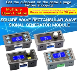 Generador de señal PWM de onda cuadrada con pantalla LCD, 1 Hz–150 kHz