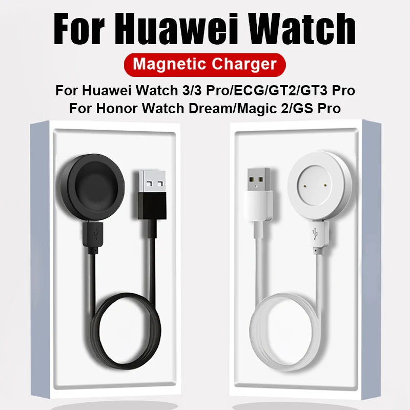 Cable de carga rápida para Huawei Watch 3 GT2 GT3 PRO, cargador magnético USB para Huawei Watch GT GT2 GT2e Honor Watch GS Pro Magic 2 - imagen 2