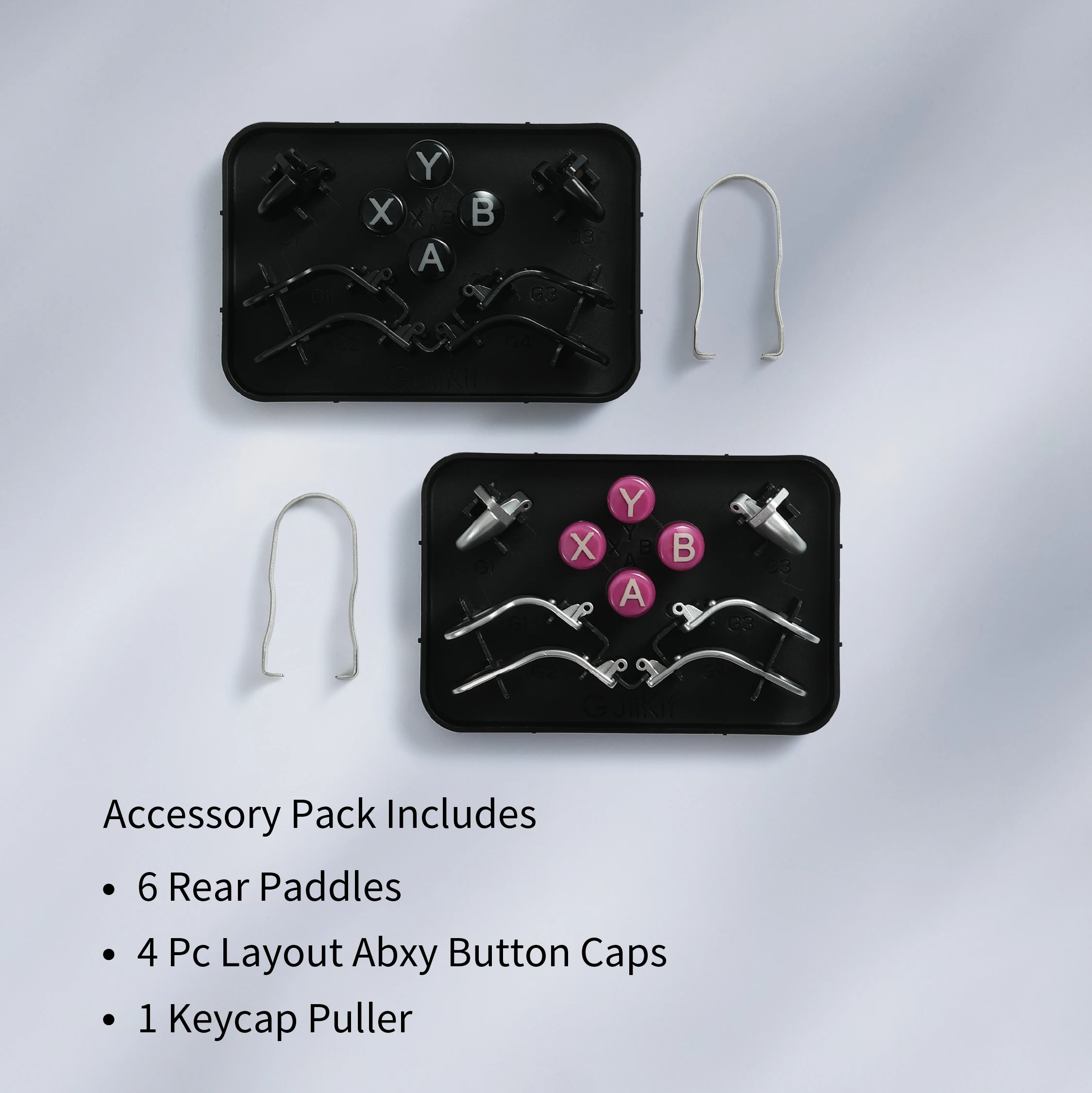 Paquete de accesorios de controlador GuliKit KingKong 3 para KK3 Max KK3 Pro con 6 paletas traseras, 4 botones ABXY de diseño de PC, 1 extractor de teclas - imagen 5