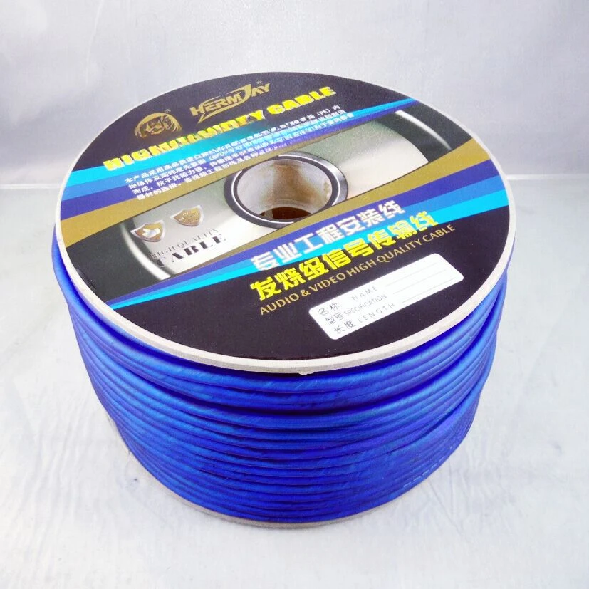 Cable de micrófono 128P azul mate de cobre sin oxígeno puro y cable de consola mezcladora - imagen 2