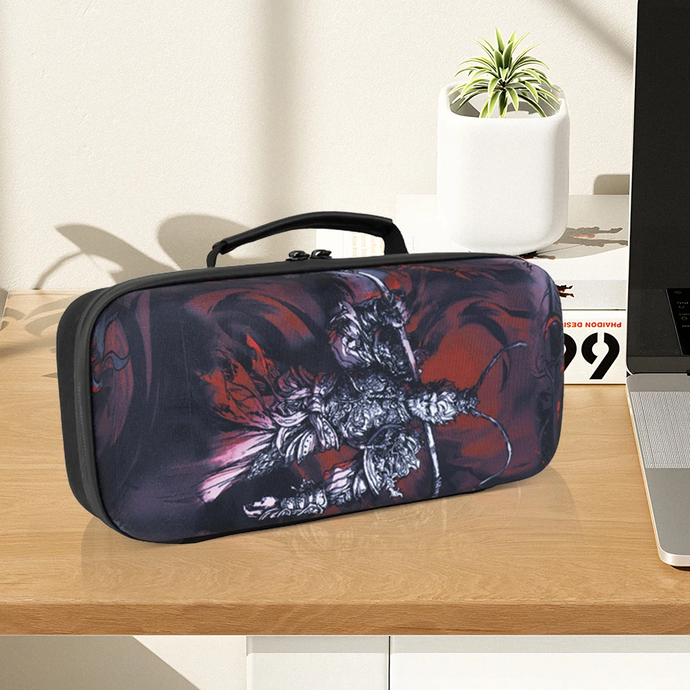 Estuche de transporte duro, bolsa de almacenamiento portátil de viaje a prueba de golpes con bolsillo para accesorios para consola de juegos Asus Rog Ally X/Rog Ally - imagen 3