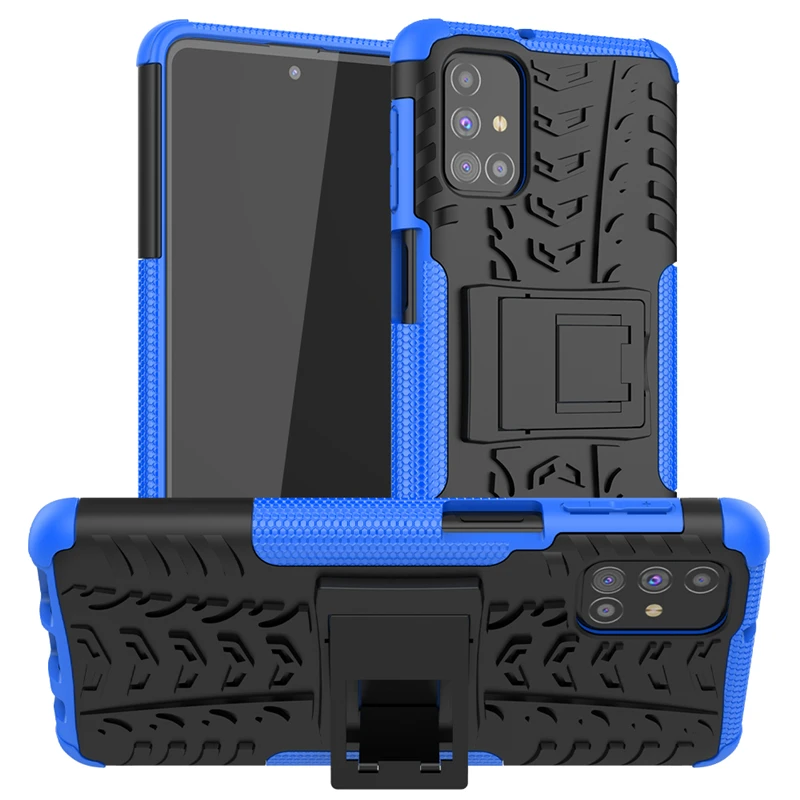 Para Samsung Galaxy M31S Funda Anti-knock Bumper Heavy Duty Armor Contraportada para Samsung M31 S Funda de teléfono de silicona para Samsung M31S - imagen 2