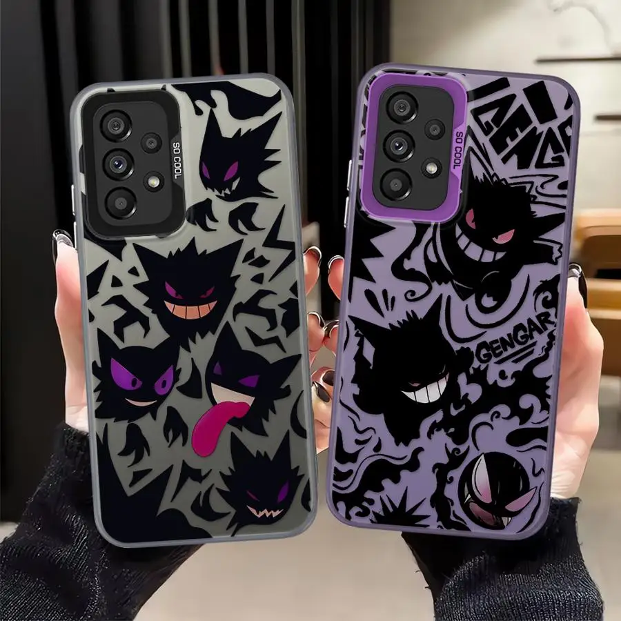 Poke-monS Cool Gen-garS funda trasera para teléfono Samsung Galaxy A26 A31 A24 A25 A15 A16 A36 A35 A17 A20s A13 A14 A21s A23 A11