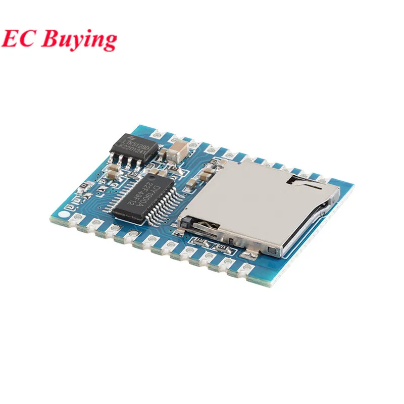 Módulo de reproducción de voz DY-SV19R DY-SV19T, decodificación MP3 WAV, 32 bits, 32GB, disparador IO, Control UART, almacenamiento de Audio, USB, memoria Flash, tarjeta TF - imagen 5