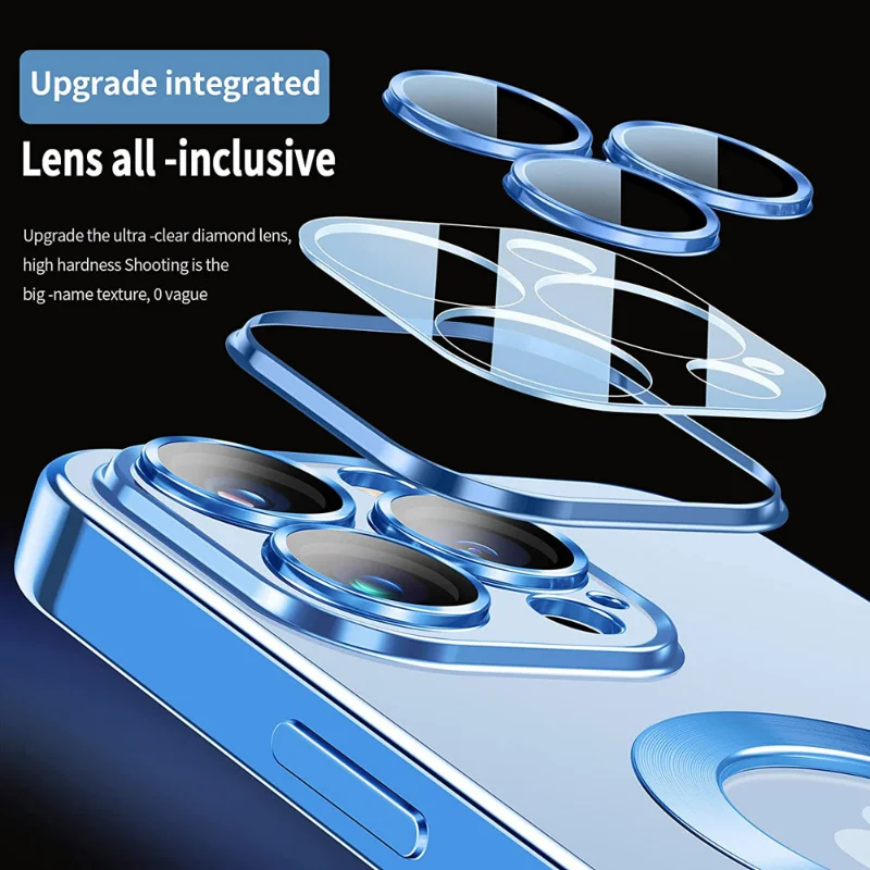 Funda MagSafe Silicona para iPhone 11-15 Pro Max – Protección Lente - imagen 3
