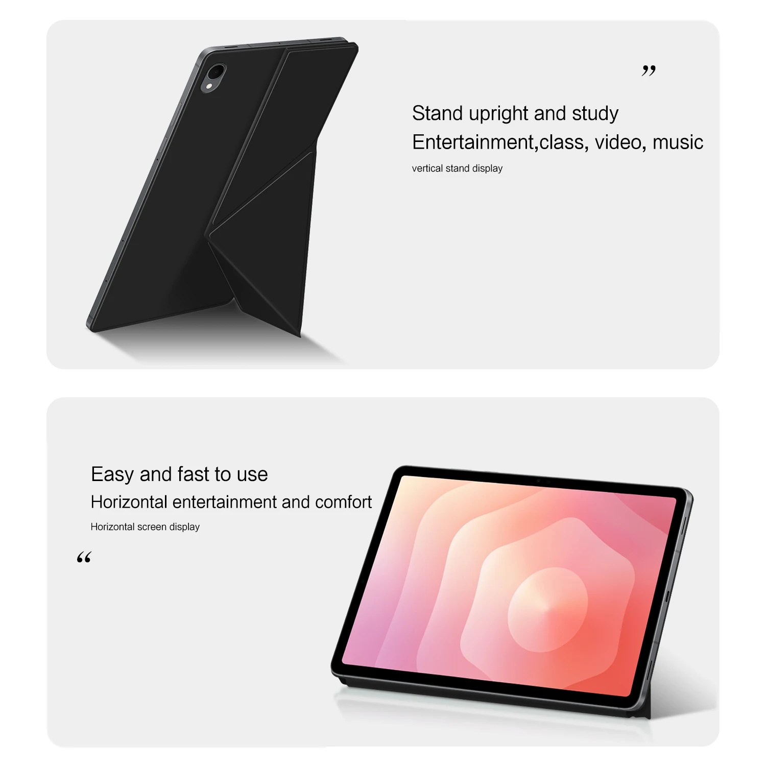 Funda magnética HUWEI para Samsung Galaxy Tab S11 11 pulgadas 2025 SM-X730 SM-X736 funda de libro inteligente para Tab S11 Ultra 14,6 "funda para tableta - imagen 4