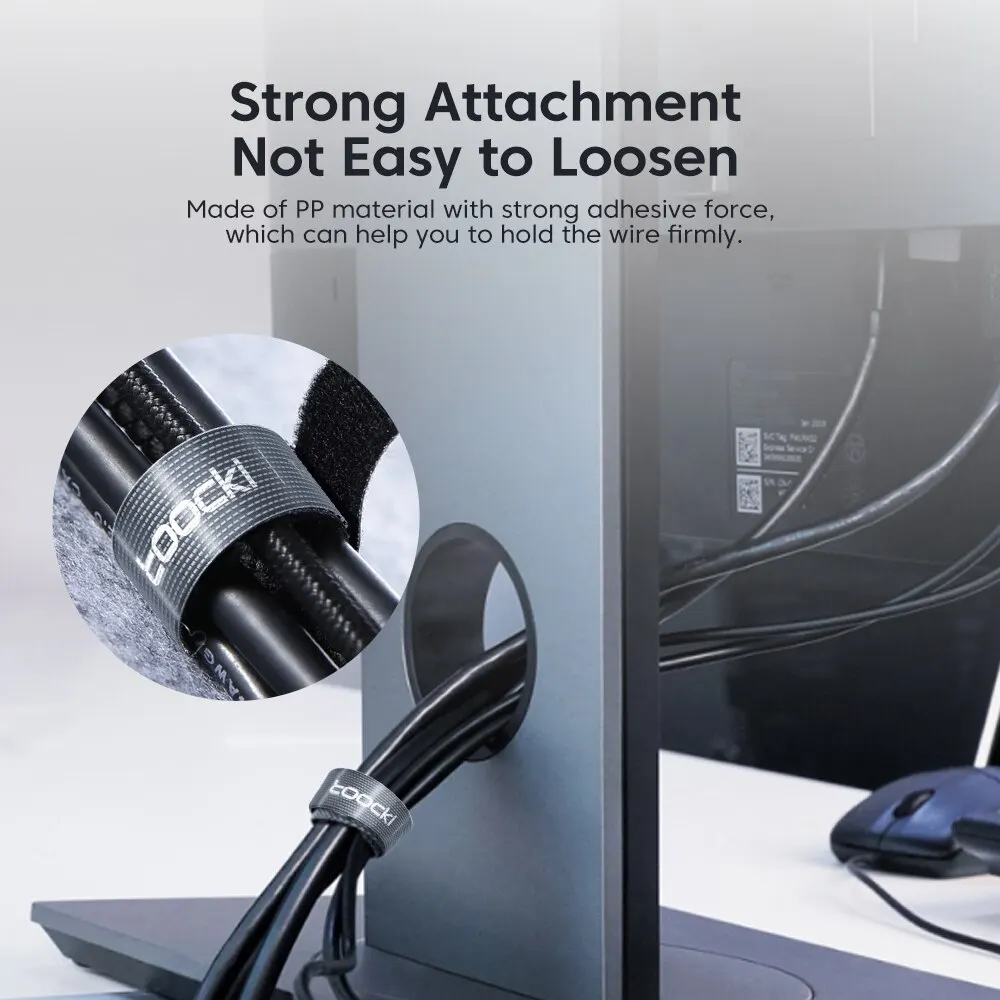 Toocki organizador de cables, enrollador de cables, gestión de cables de ratón, Cargador USB, Protector de cables para iPhone, Samsung, Xiaomi - imagen 2