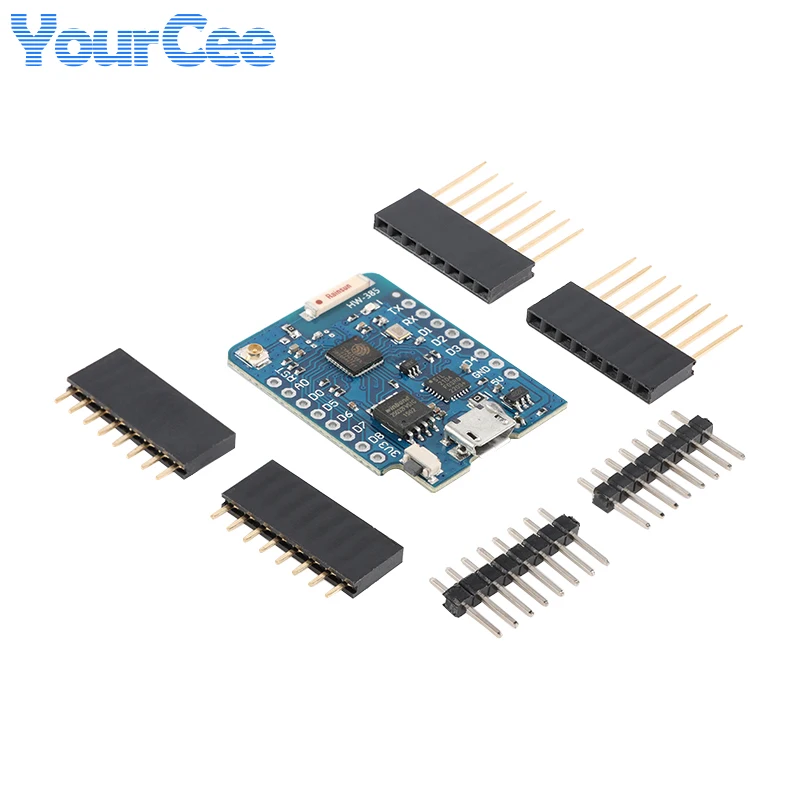 Módulo de placa de desarrollo Wifi LOLIN D1 Mini PRO ESP8266 ESP32 ESP-12F Nodemcu Lua interfaz USB inalámbrica tipo C para Arduino - imagen 5