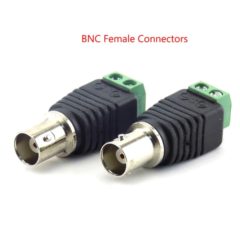Conector macho y hembra coaxial CAT5, adaptador Balun de vídeo para tira de luces Led, accesorios de cámara CCTV, CC, 12V, 2/5/10 piezas - imagen 5
