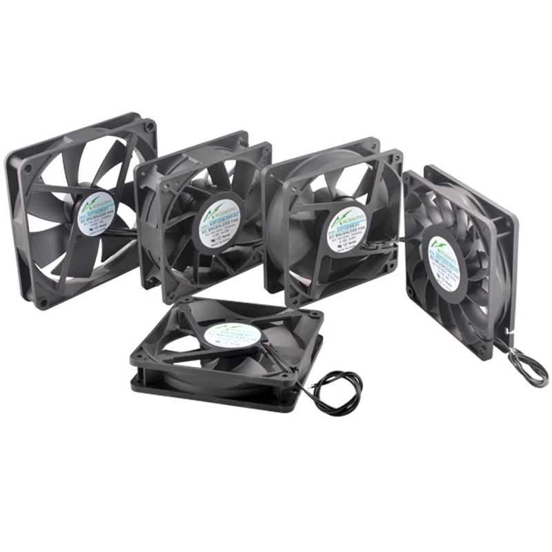 ANCHAOPU 40mm 50mm 60mm 70mm 80mm 92mm 120mm 140mm EC ventilador de refrigeración sin escobillas AC 110V 120V 220V 240V ventilador de flujo Axial para gabinetes - imagen 3