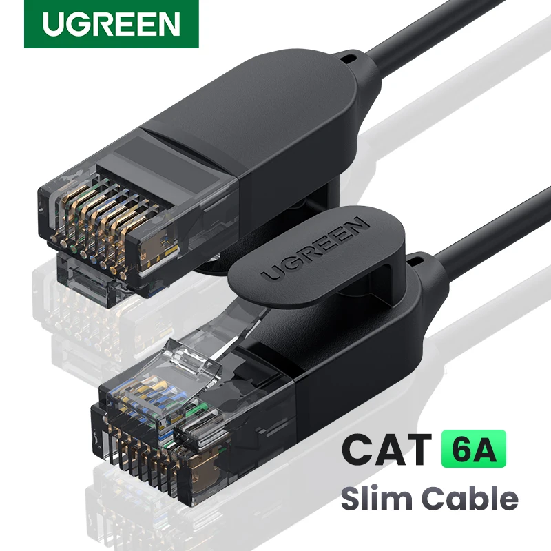 Ugreen-Cable de red RJ45, cable de conexión UTP de 4 pares trenzados de Cat. 6 A de 10Gbps - imagen 2