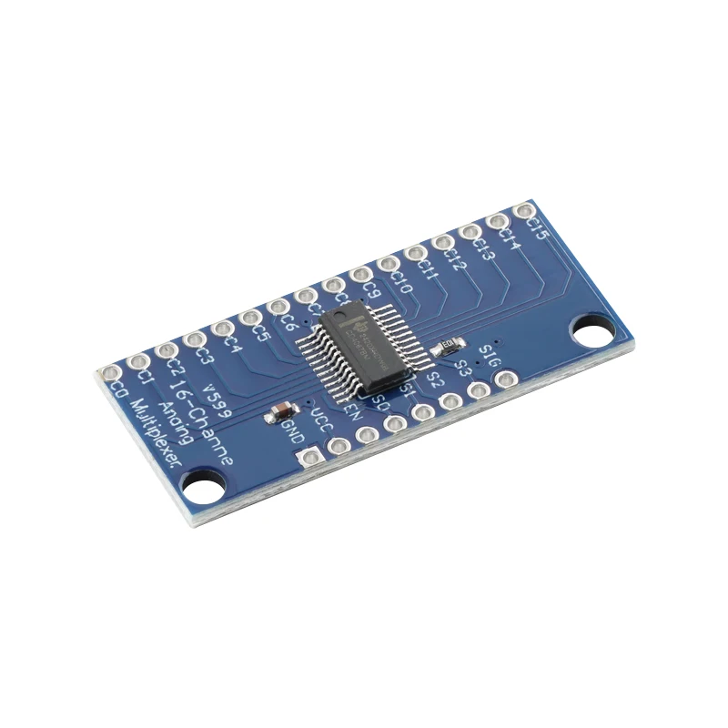 10 uds/1 unidad CD74HC4067 CMOS de alta velocidad multiplexor analógico de 16 canales módulo de placa de ruptura multiplexor analógico/digital de 16 canales - imagen 5